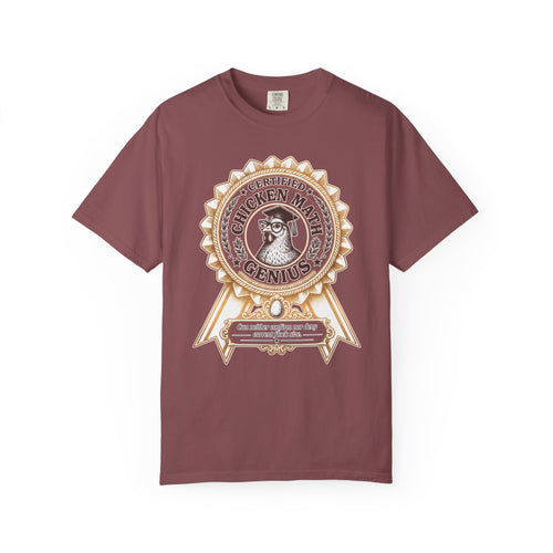 Certified Chicken Math Genius T‑Shirt