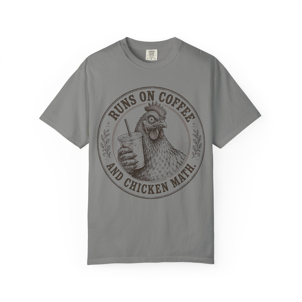 Runs on Coffee and Chicken Math T‑Shirt