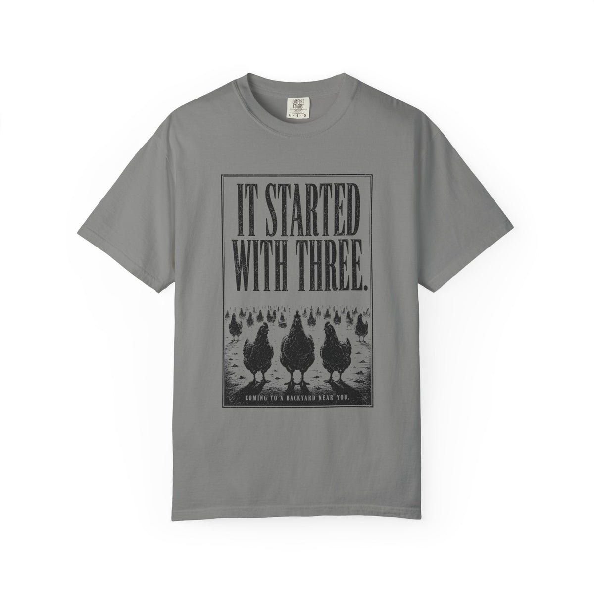 It started with three T‑Shirt