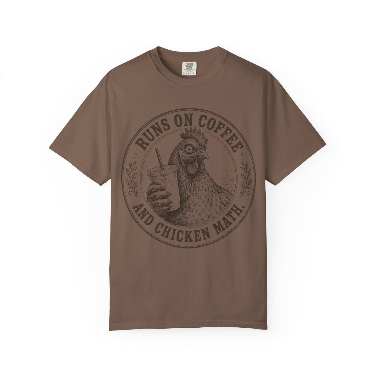 Runs on Coffee and Chicken Math T‑Shirt