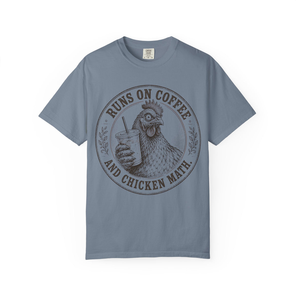 Runs on Coffee and Chicken Math T‑Shirt