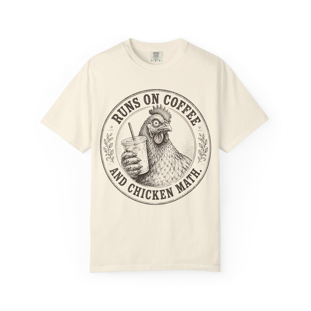 Runs on Coffee and Chicken Math T‑Shirt